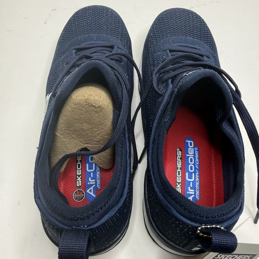 Skechers Work Bulklin Balran Comp Toe Shoes Women’s 6.5 Navy 108033/NVW New